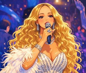 マライアキャリー開会式登場