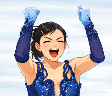 坂本花織の試合後