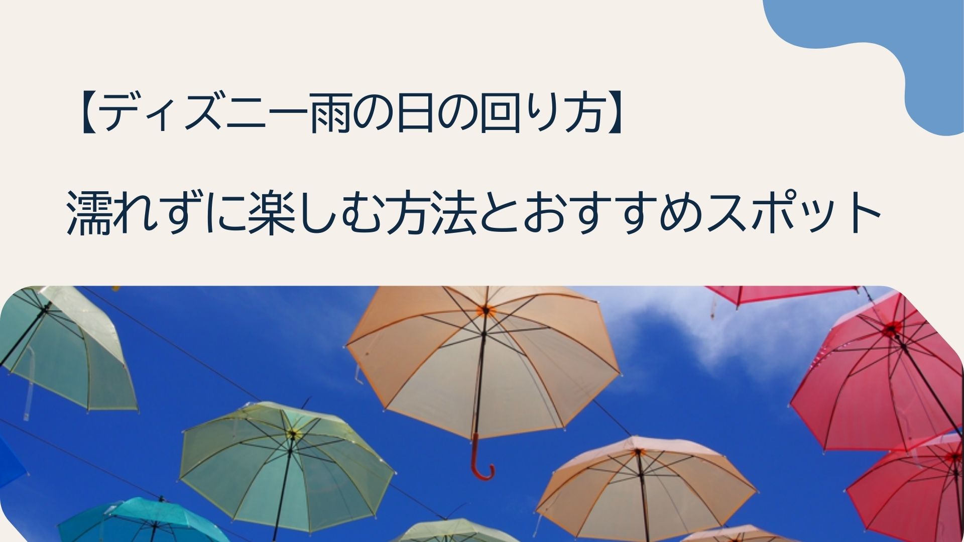 雨の日に楽しむ写真