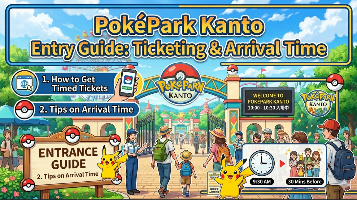 Featured Image for PokéPark Kanto Timed Entry Tickets Article