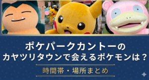 カヤツリタウンでポケモンに会える記事のアイキャッチ画像