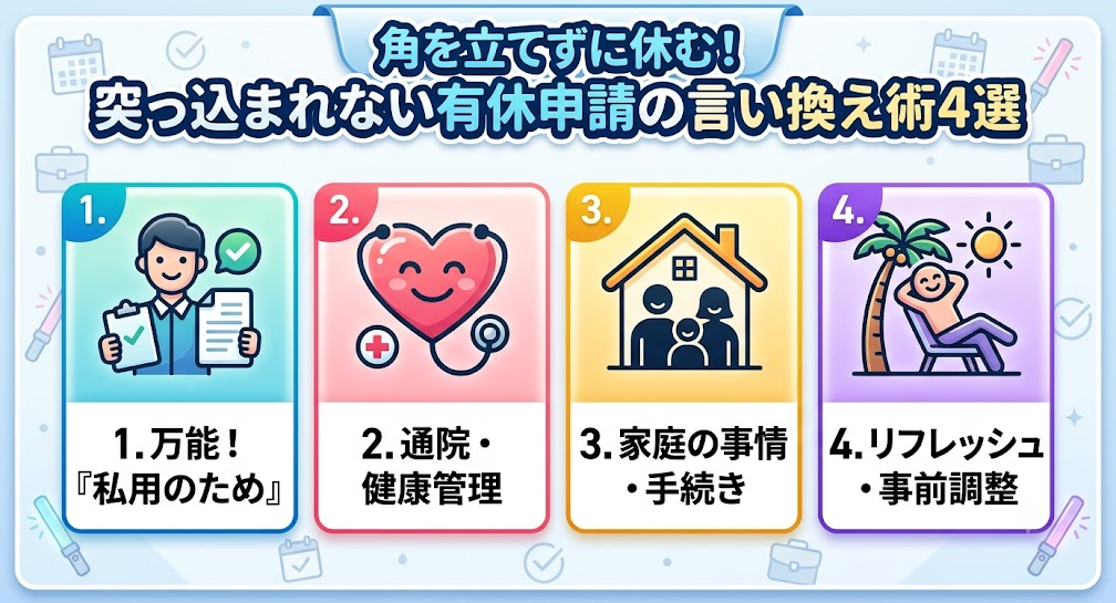 角を立てずに休む!